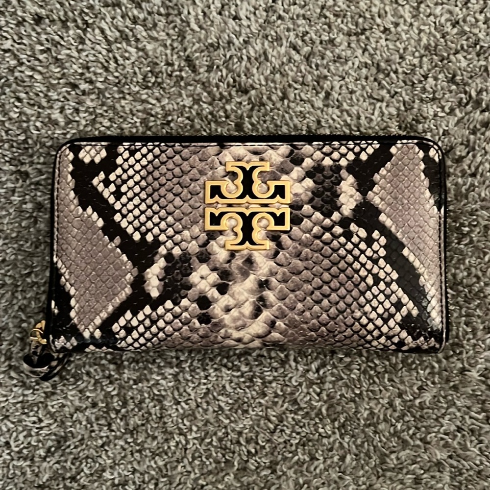 Tory Burch Snake Skin Wallet